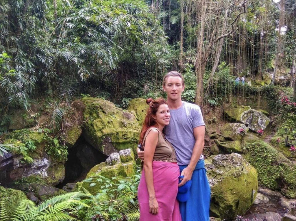 European couple on holiday in Bali 