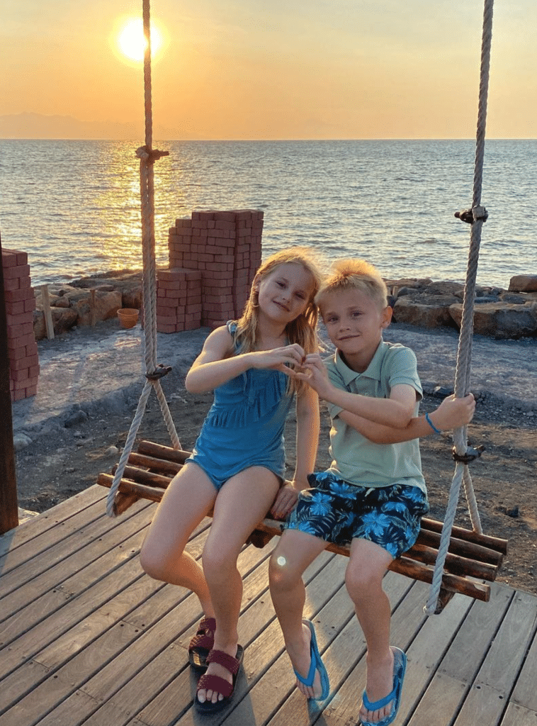 Swedish kids in Lovina Bali